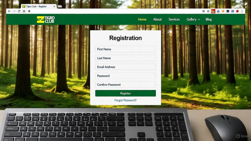 Read more about the article How to Register on the Tigro Club Website